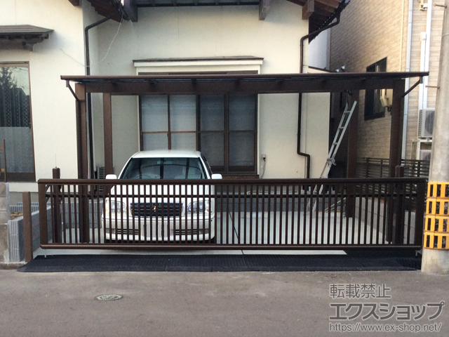 宮城県塩竈市ののカーポート エフルージュ ツイン 積雪〜20cm対応 施工例