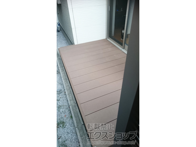 東京都足立区ののウッドデッキ リウッドデッキ 200 施工例