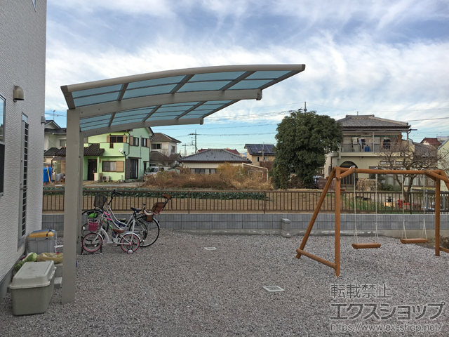 埼玉県児玉郡上里町ののカーポート レイナポートグラン　積雪〜20cm対応 施工例