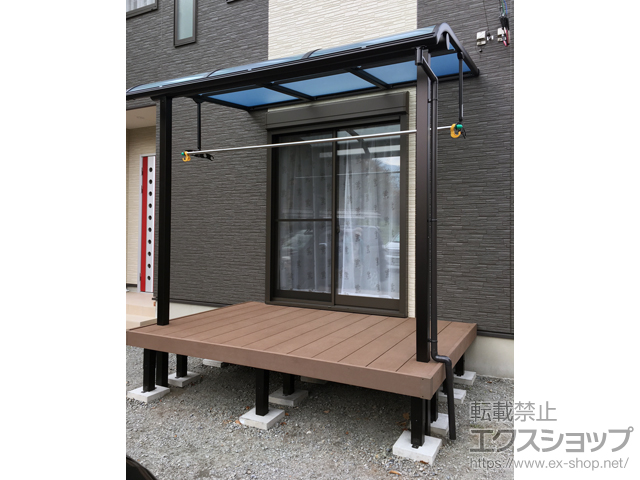 埼玉県秩父市ののウッドデッキ リウッドデッキ 200 施工例