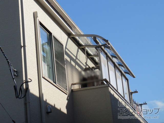 宮城県仙台市ののバルコニー・ベランダ屋根 スピーネ R型 屋根タイプ 単体 積雪〜20cm対応 施工例