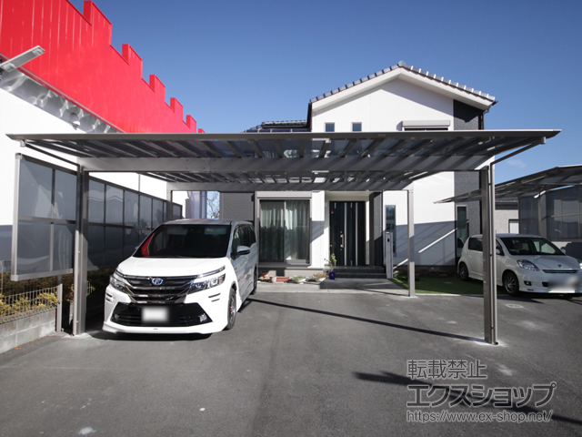 東京都八王子市ののカーポート スマートポートHG ワイド 積雪〜50cm対応 施工例