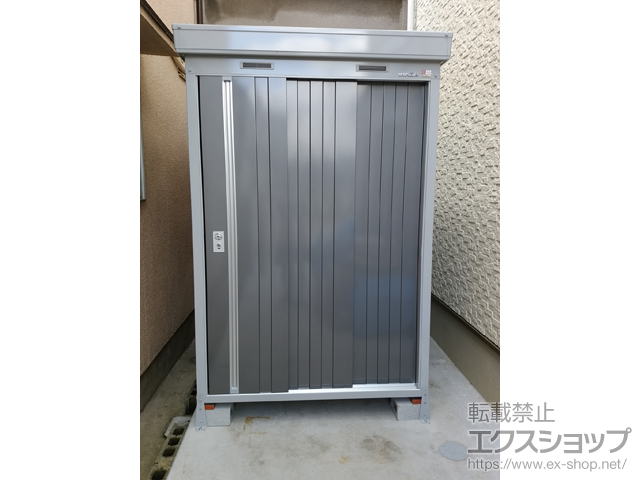 大阪府堺市のの物置・屋外倉庫 ネクスタ 一般型 1370×2630×2020 NXN-36CS-PG 施工例