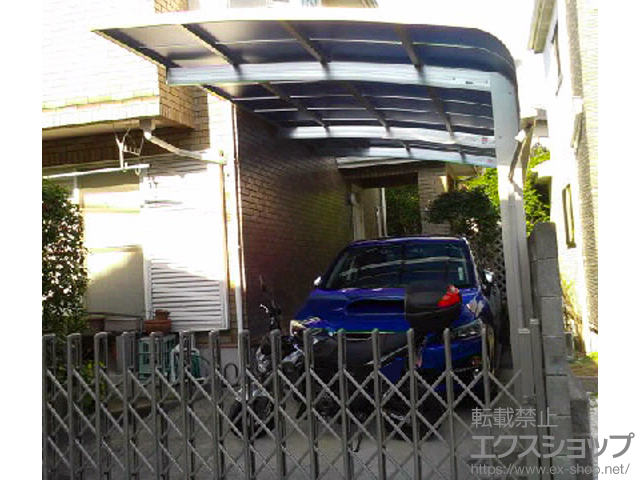 福岡県福岡市ののカーポート レイナキャップポートグラン 延長 積雪〜20cm対応 施工例