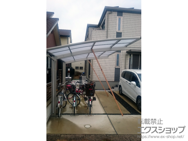 愛知県春日井市ののカーポート プレシオスポート 積雪〜20cm対応 施工例