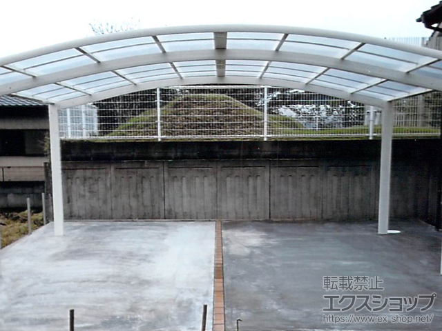 宮崎県都城市ののカーポート レイナツインポートグラン　積雪〜20cm対応 施工例