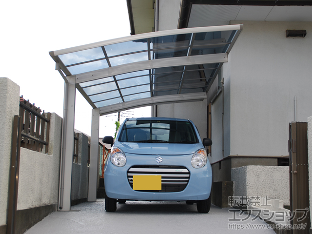 千葉県木更津市ののカーポート プレシオスポート 積雪〜20cm対応 施工例