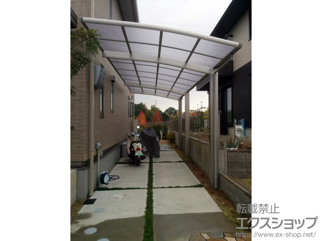 兵庫県三田市ののカーポート レイナポートグラン 延長　積雪〜20cm対応 施工例