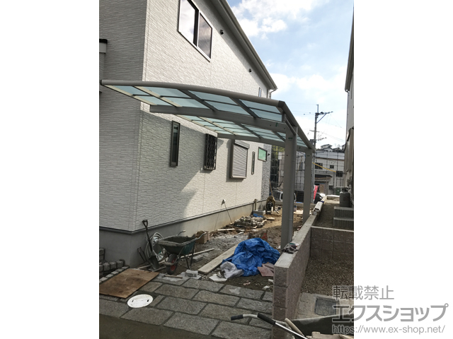 福岡県福岡市ののカーポート プレシオスポート 積雪〜20cm対応 施工例