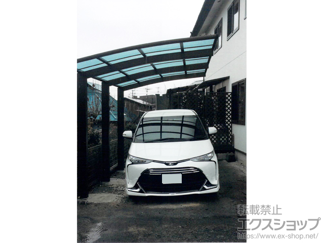 長野県小諸市ののカーポート レイナポートグラン50 積雪〜50cm対応*3本柱仕様 施工例