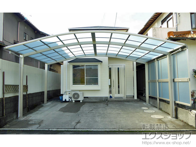 静岡県静岡市ののカーポート レイナツインポートグラン　積雪〜20cm対応 施工例