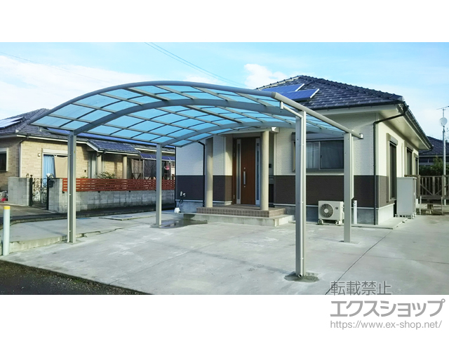 鹿児島県鹿屋市ののカーポート レイナツインポートグラン　積雪〜20cm対応 施工例