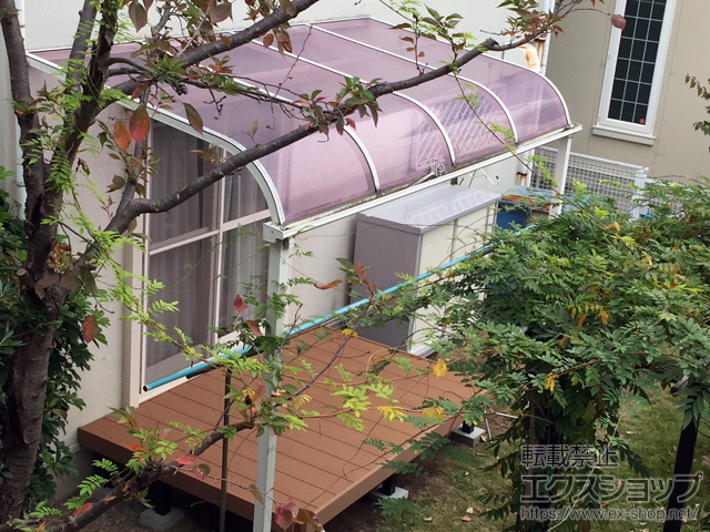 静岡県浜松市ののウッドデッキ マージウッドデッキ 施工例