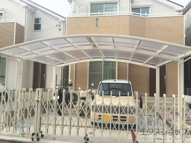 神奈川県相模原市ののカーポート レイナツインポートグラン　積雪〜20cm対応 施工例