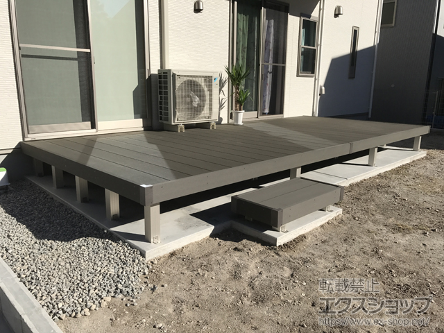 鹿児島県鹿児島市ののウッドデッキ リウッドデッキ 200 施工例