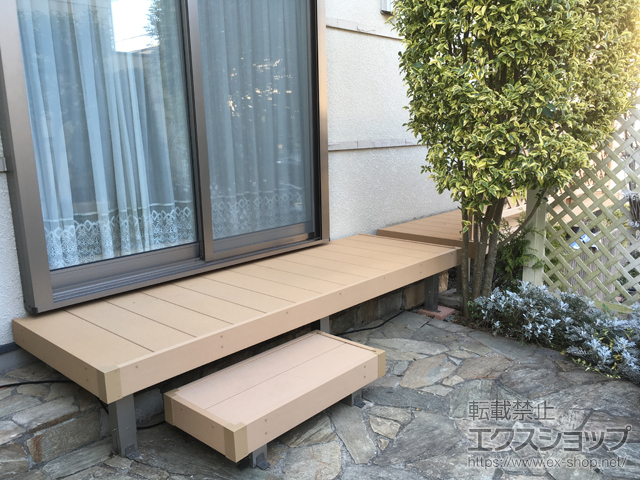 神奈川県横浜市ののウッドデッキ リウッドデッキ 200 施工例