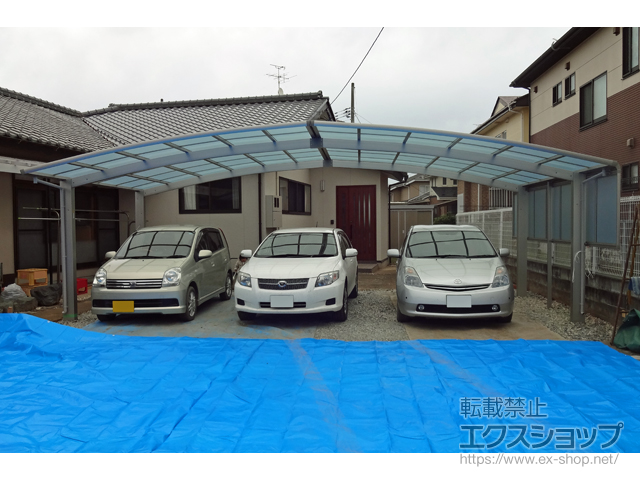 宮城県仙台市ののカーポート レイナトリプルポートグラン　積雪〜20cm対応 施工例