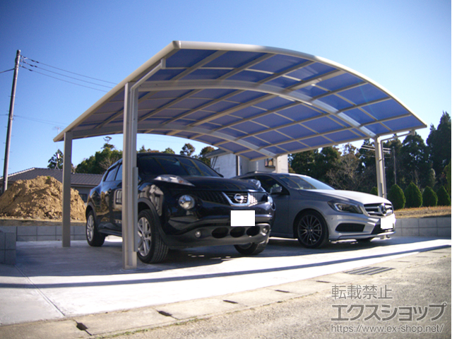 千葉県茂原市ののカーポート レイナツインポートグラン　積雪〜20cm対応 施工例