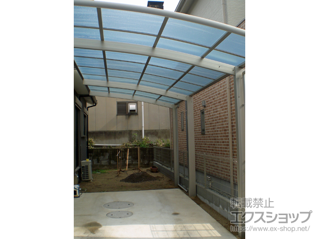 奈良県生駒郡斑鳩町ののカーポート レイナポートグラン 延長　積雪〜20cm対応 施工例