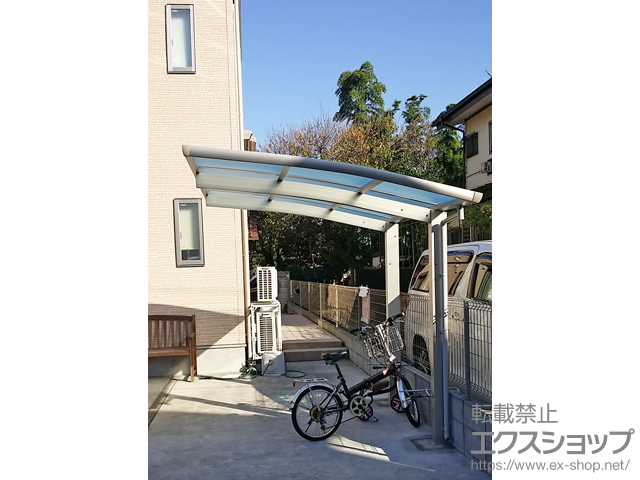 東京都清瀬市ののサイクルポート・駐輪場 レイナポートグランミニ 積雪〜20cm対応 施工例