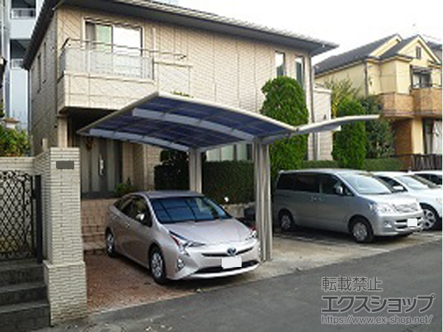 神奈川県横浜市ののカーポート レイナポートグラン Y合掌　積雪〜20cm対応 施工例