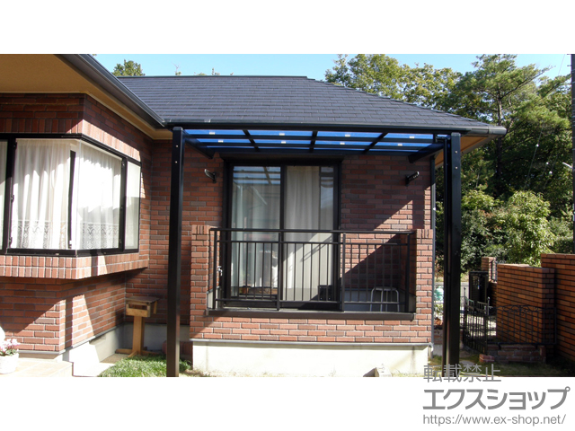 愛知県犬山市ののテラス屋根 フーゴF 独立テラスタイプ 単体 積雪〜20cm対応 施工例