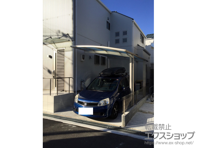 大阪府枚方市ののカーポート レイナポートグラン　積雪〜20cm対応 施工例