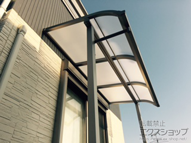 福岡県福岡市ののテラス屋根 スピーネ R型 テラスタイプ 単体 積雪〜20cm対応 施工例