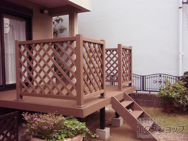 福岡県北九州市ののウッドデッキ リウッドデッキ 200 施工例