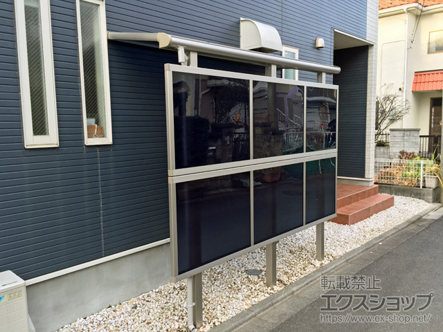 神奈川県相模原市ののテラス屋根 プレシオステラス F型 テラスタイプ 単体 積雪〜20cm対応 施工例