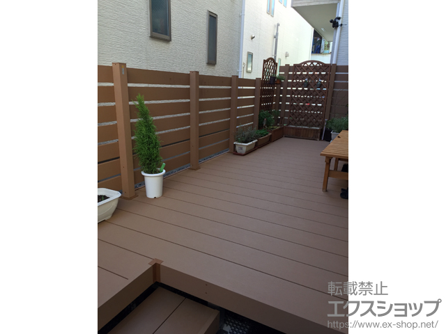 東京都江戸川区ののウッドデッキ リウッドデッキ 200 施工例