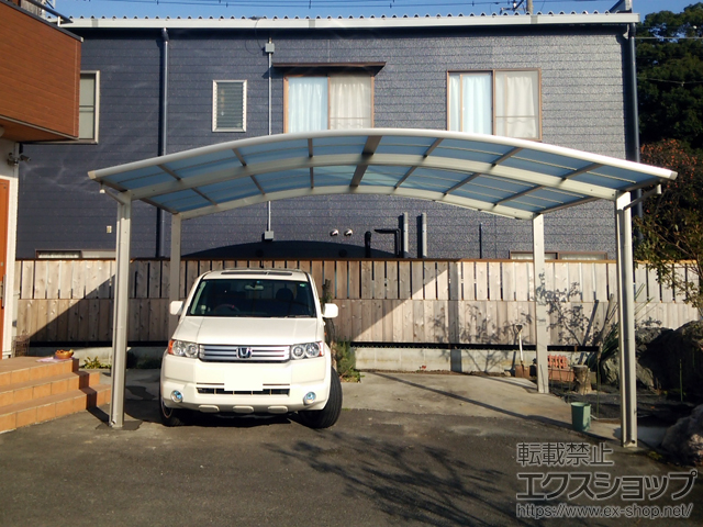静岡県富士市ののカーポート レイナツインポートグラン　積雪〜20cm対応 施工例