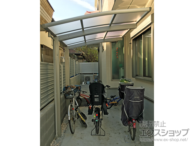 東京都練馬区ののサイクルポート・駐輪場 レイナポートグランミニ 積雪〜20cm対応 施工例