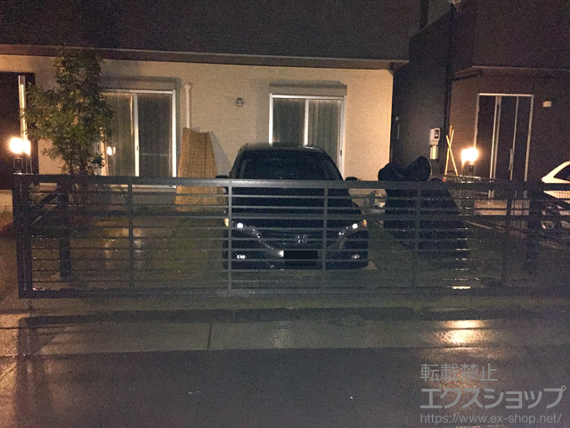 愛知県名古屋市ののカーゲート ワイドオーバードアS1型 手動式 施工例