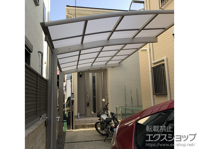 兵庫県神戸市ののカーポート プレシオスポート 積雪〜20cm対応 施工例