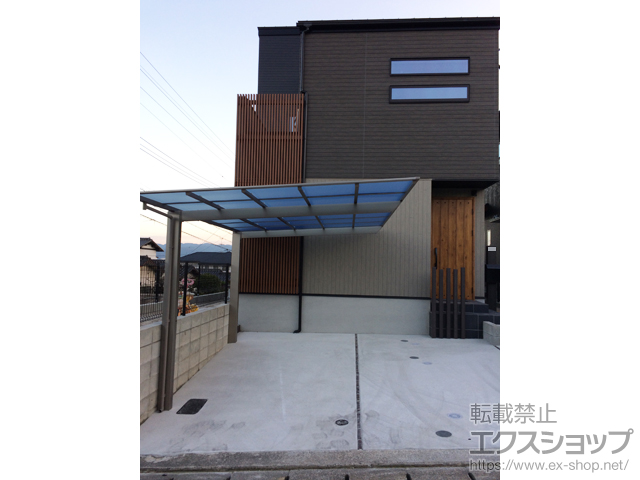 福岡県福岡市ののカーポート ソリッドポート 積雪〜20cm対応 施工例