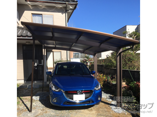 千葉県香取郡多古町ののカーポート プレシオスポート 積雪〜20cm対応 施工例