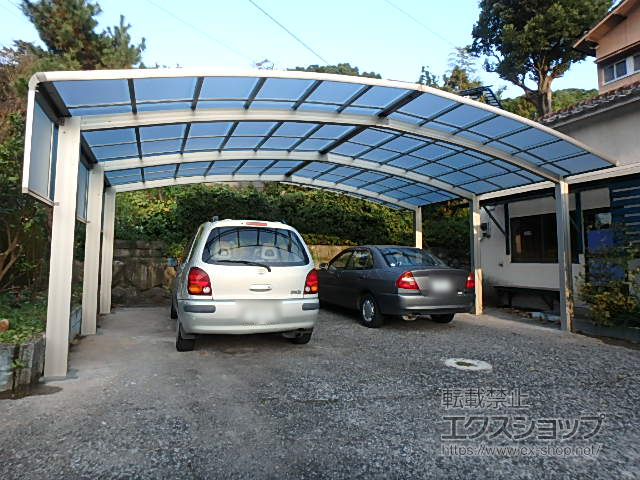 大分県別府市ののカーポート レイナトリプルポートグラン　積雪〜20cm対応 施工例