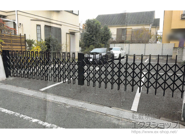 東京都目黒区ののカーゲート トリップゲート スカイゲート ノンキャスター 両開き 78W（39S+39M） 施工例
