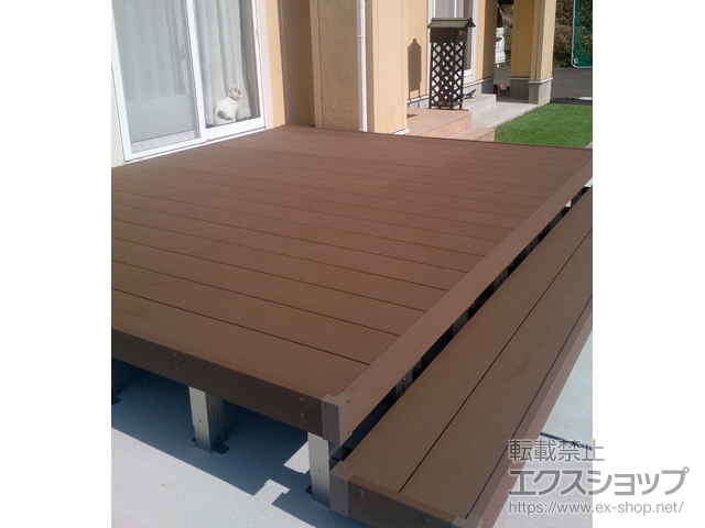 宮城県柴田郡村田町ののウッドデッキ リウッドデッキ 200 施工例