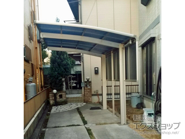 埼玉県草加市ののカーポート プレシオスポート 積雪〜20cm対応 施工例