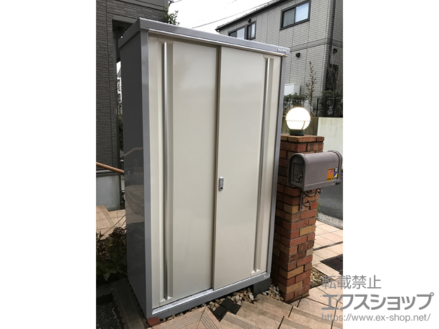 神奈川県横浜市のの物置・屋外倉庫 シンプリー 一般型 (MJX-115E-FW) 施工例