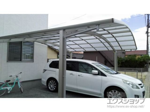 岡山県岡山市ののカーポート レイナツインポートグラン 積雪〜20cm対応 施工例