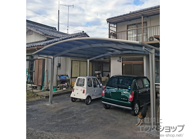 栃木県塩谷郡高根沢町ののカーポート レイナツインポートグラン　積雪〜20cm対応 施工例