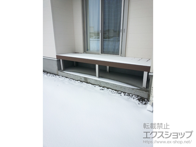 富山県黒部市ののウッドデッキ リウッドデッキ 200 施工例