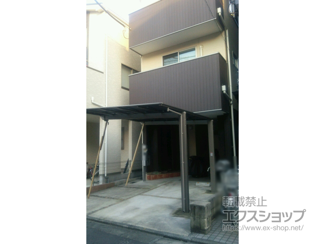 東京都足立区ののカーポート ソリッドポート 積雪〜20cm対応 施工例