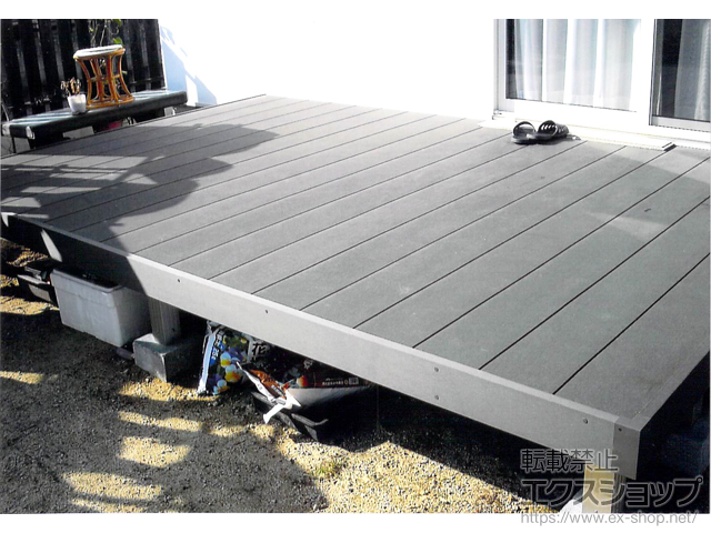 岡山県倉敷市ののウッドデッキ リウッドデッキ 200 施工例