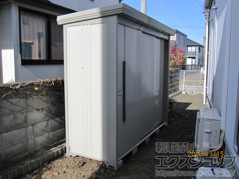 宮城県柴田郡柴田町のの物置・屋外倉庫 Mr.ストックマンダンディ 多雪型 結露減少型(ND-2508 W) 施工例