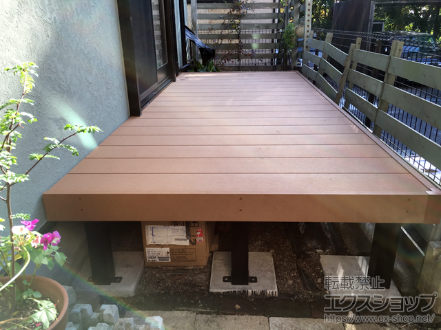 神奈川県海老名市ののウッドデッキ マージウッドデッキ 施工例