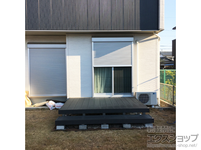 愛知県江南市ののウッドデッキ リウッドデッキ 200 施工例